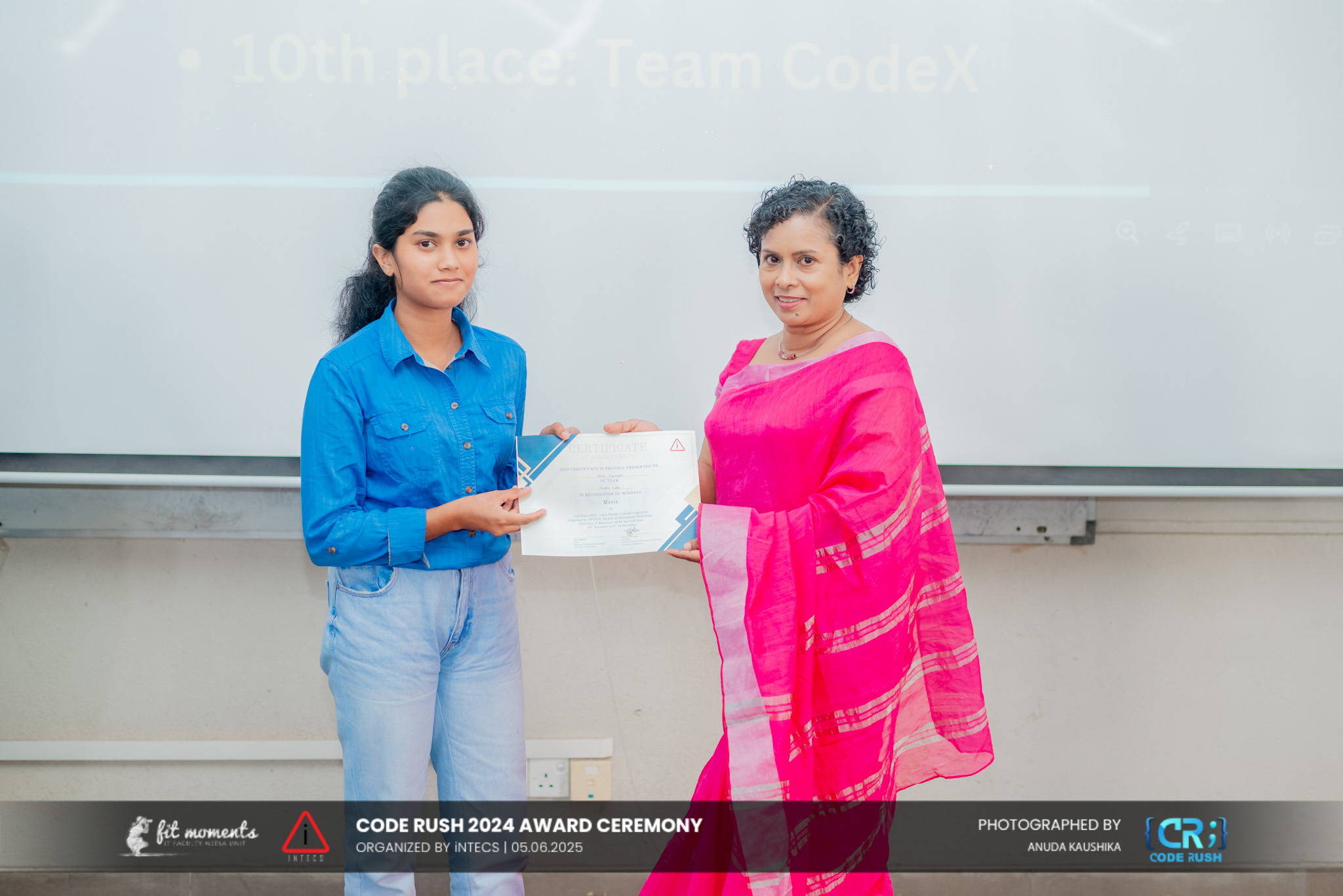 6th Place – INTECS CODERUSH 2024 1