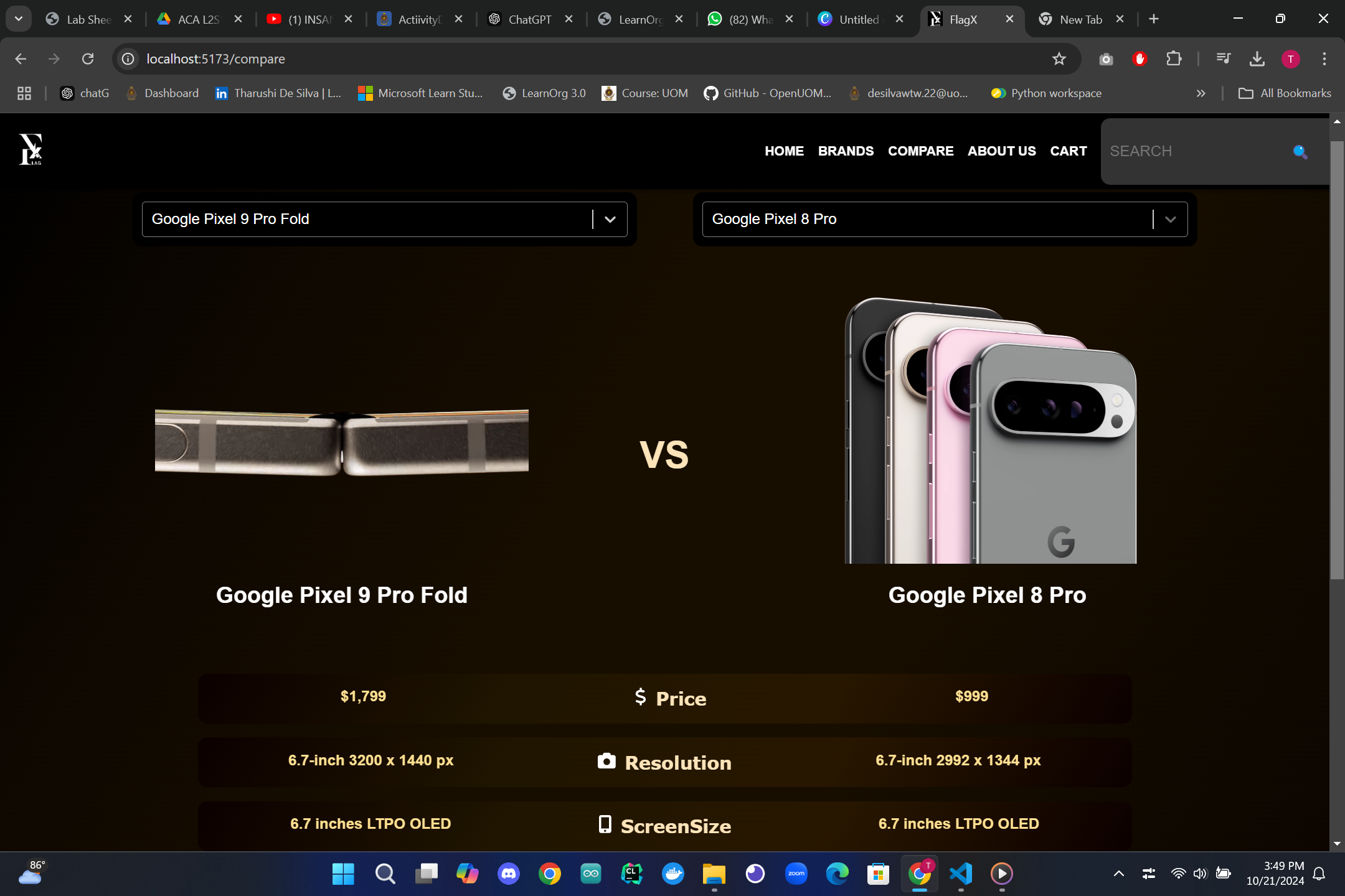 Smartphone Comparison
