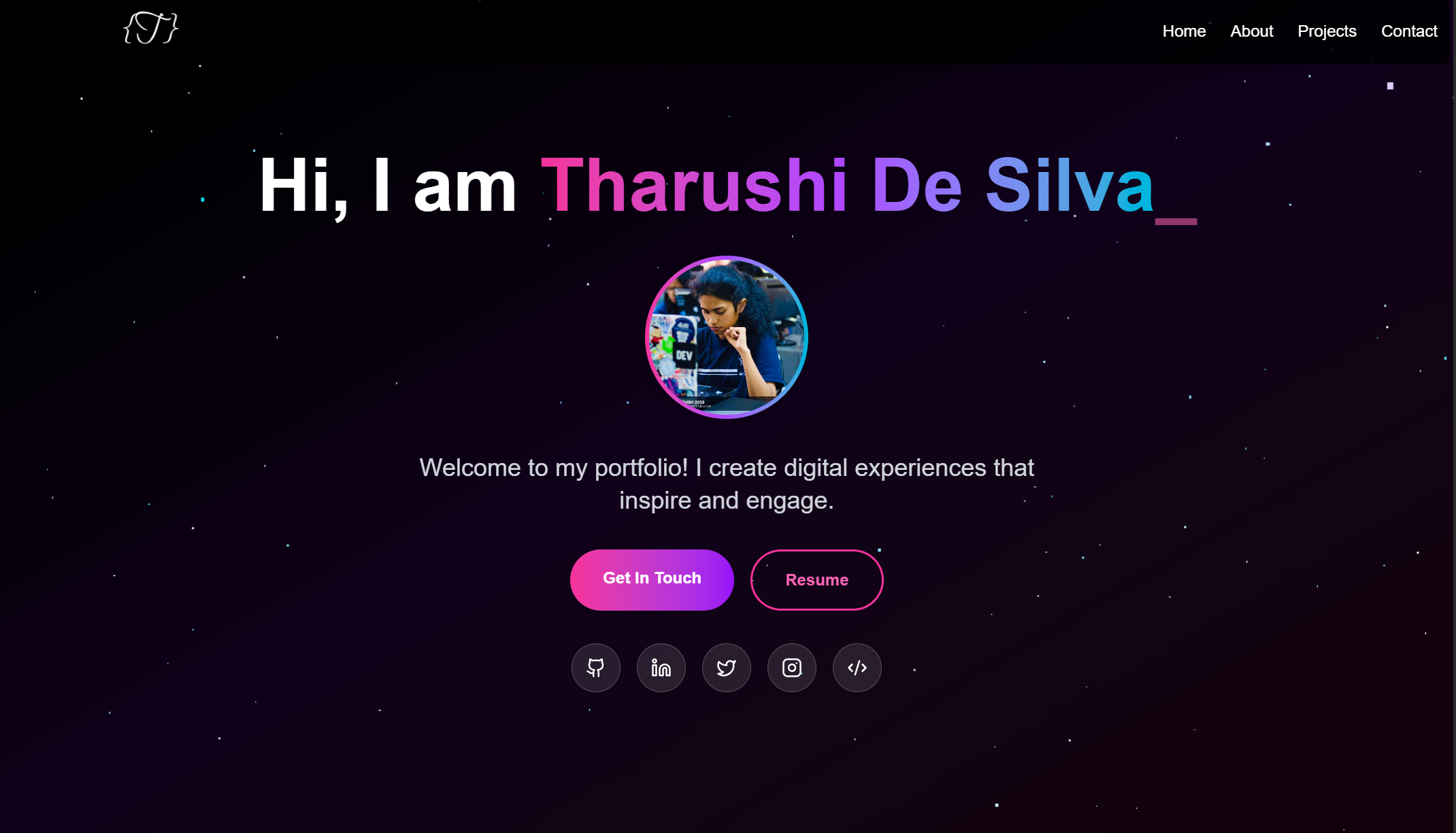 Portfolio Homepage